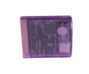 Dioche Chromatic Professional-grade Gameboy Color 1000-in-1 Game Video Card with 8GB Flash Memory Card, Compatible with Gameboy Advance SP (Translucent Purple)