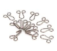 Dioche Clothing Brass Sewing Bronze Fur Coat Hook Fasteners 10 Pcs - Durable Iron Metal Hook for Coats, Underwear & Sweaters - User-Friendly Design & Elegant Finish (Fasten the 2.8CM Diameter Gun