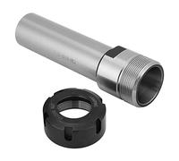 Dioche Collet ChuC32-ER32-100L Alloy Steel Collet Chuck Holder - Durable CNC Milling Spacer Sleeve/Shaft Extender for Enhanced Deep Hole Processing - Smooth Finish, High Rigidity & Strong Clamping