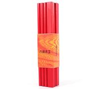 Dioche Construction Big Pencil 10pcs Red Octagonal Woodworking Pencils - Ensuring and Performance, Essential Tools for Building Materials and Woodworking, Suitable for