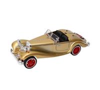 Dioche Convertible Car Model Vintage Convertible Model Die-cast Alloy Toy, Suitable As a Birthday Children, white. (Gold)