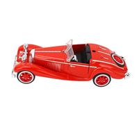 Dioche Convertible Car Model Vintage Convertible Model Die-cast Alloy Toy, Suitable As a Birthday Children, white. (Red)