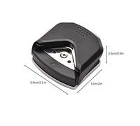 Dioche Corner Rounder Punch, Corner Rounder Punch R4 Mini Portable Round Trimmer Cutter - 4mm for Scrapbook, Card Craft, Projects | Compact, Ergonomic Design & Built-in Waste
