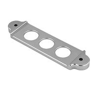 Dioche/CRX 1988-2000 Dedicated Battery Mounting Bracket, Aluminum Alloy Battery Straps, Blue (Silver)