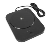 Dioche Cup Warmer 13.5W Electric Mug Warmer with 3 Temperature Settings - Fast Heating for Coffee and Tea, Compatible with Ceramic and Stainless Steel Cups, Black