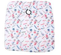 Dioche de Corte Pelo Fashionable Hair Cutting Cape for Salons and Home Use - 160x140cm Soft -Static Apron for Hair Dye & Cutting (White)
