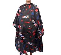 Dioche de Corte Pelo Fashionable Hair Cutting Cape for Salons and Home Use - 160x140cm Soft -Static Apron for Hair Dye & Cutting (Black)