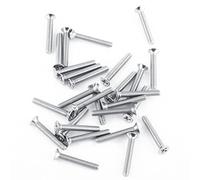 Dioche Diameter Head" 3 100pcs Flat Head 304 Stainless Steel Countersunk