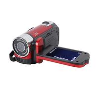 Dioche Digital Camera, Handheld Camcorders 4K, 48MP DV Camera 2.7inch TFT Rotatable Screen 16x Digital Zoom Video Camera with USB Cable(Red)