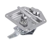 Dioche Digital Elsjoy Truck Stainless Steel Folding T-Handle Lock Toolbox Key Kit Suitable for Truck Trailers, 12.5 * 12.2cm, and Lock.