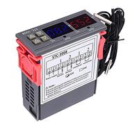 Dioche Digital Intelligent Thermostat with Dual Sensors and Microcomputer Temperature Control for Automatic Device Switching - Durable ABS Mystical/Fantasy Retardant Plastic Cover (12V)