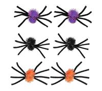 Dioche Dioche Festive Spider Hairpins, 6pcs Spider Hair Clips Party Decoration Hairpins Props Funny Spider for Festival Party Cosplay