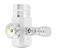 Dioche Display Injection CO2 Regulator Aquarium Big Single Gauge Display - CO2 Control for Plant Growth - Aluminum Build - Easy Read Settings - Compatible with W21.8, G5/8 Interface (The w21.