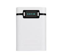 Dioche DIY Lithium Battery Power Bank Shell Box with USB Output & LCD Display - Customizable 12000mAh Charger for Smartphones, Lightweight & Compact Design (9500)
