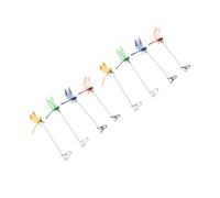 Dioche Dragonfly on Spring 8PCS Fake Dragonfly Clips - 3D Garden Decor - Realistic Garden Ornaments for Home & Patio, Multi-color Set