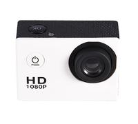 Dioche DV Camera, Sports Mini DV Sports Action Camera - 1080P High Definition with Bracket, 30m Underwater Capability - Compact Camcorder for Adventurers (White)