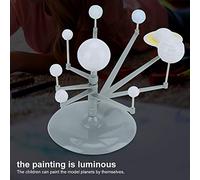 Dioche Educational Astronomical Luminous Ball DIY Toys for Kids | 9 Planets Solar System Model Science Kit | Interactive Painting & Assembly for Imaginative Learning