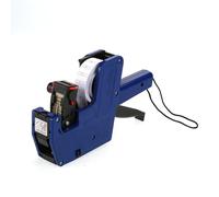 Dioche Efficient MX-5500 Labeler with 8-Digit Capability for Precise Pricing - Lightweight Yellow Retail Tool Includes Ink Refill & Labels, Easy Price Tag Gun with Currency Symbols (Blue)