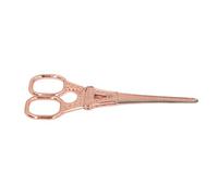 Dioche Efile Tower Scissors DIY French Tower Shaped Sewing Scissors, Stainless Steel, Suitable for Embroidery Crafts, Beautiful Decorative, 14 * 5.5cm (Pink Gold)