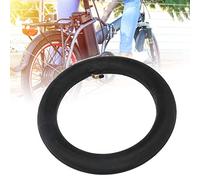 Dioche Electric Bike Inner Tube 14 Inch Bicycle Tube With Angle Valve, Black, Presta Valve, Butyl Rubber, 14X2.50