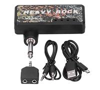 Dioche Electric Guitar Headphone Electric Guitar Headphone Amplifier - Compact Design, Built-in Distortion & Volume Control, Lightweight 101g, Quick USB Charging Accessories with