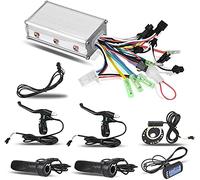 Dioche Electric Motor Control, Brushless Controller, 24V/36V 250W/350W Brushless Motor Controller LCD Panel Kit for Electric Bike Scooter for Steady Speed, Sensitive Control