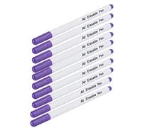 Dioche Erasable Pen Blue DIY Water-Soluble Erasable Cloth Marker - A Garment Cutting Tool Accessory, Suitable for Shoes, Bags, and embroidery. Convenient Marking, Easy erasing. (single head purple)