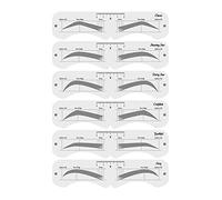 Dioche Eyebrow Stencil Kit, 24 Shapes Reusable PEVA Eyebrow Template with Elastic Band, for Beginners and Professionals (4)