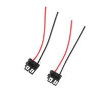Dioche Female Wire Harness H7-4 Female Connector Wiring Harness - 2Pcs Ceramic LED Socket with Easy Installation for Versatile Use in Automobiles and Industrial Applications