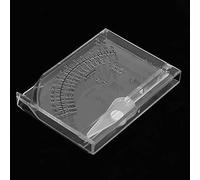 Dioche Fish Tank Seawater Salinity Meter - Aquarium Salinity Measuring Device for Fish - Accurate Readings - Suitable for Warm Aquaculture - Plastic Design