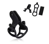 Dioche Flashlight Mount Holder, Out Front Combo Extended Mount, Stable Universal Bike Handlebar Flashlight Holder, Bicycle Torch Mount Bracket Clip Clamp for Go Pro Type