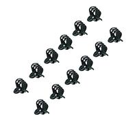 Dioche Flower Clamp/Holder Tiny 100 Pcs Plastic Mini Stalks Flower Garden Tools Stem Clips for Orchids - Durable Clips for Support, Easy to Use & Secure, Perfect for Gardeners