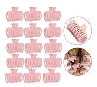 Dioche for Hot Rollers 15Pcs Hair Curler Clamp/Holder Set - Premium Plastic Hair Roller Holders for Curling, Dyeing & Styling - Eco-Friendly Claw Clamps for Thick - 6.5cm Length