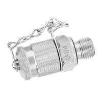 Dioche G1/4 Test G1/4-M16x2 Hydraulic Test Adapter - Durable Hydraulic Coupling for High Pressure Testing - Universal Pressure Measuring Tool