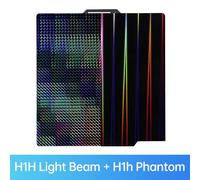 Dioche H1H 3D Printer Platform - 257 * 257mm Build Plate Spring Steel Sheet for /X1/X1E/P1P/P1S/A1 Printers - Durable Double-Sided Design with Light Beam & Patterns (1)