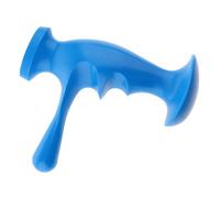 Dioche Handheld Deep Tissue Trigger Point Massager Reflexology Body Massage Tool for Muscle Pain Relief Back Legs Feet Self Care ABS Lightweight 13cm X 5cm (As Shown)