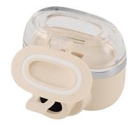 Dioche Heated Eye Mist Sprayer 3 Heating Modes Hot & Cold Eye for Dry Eyes 10ml Portable Hydrating Device 600mAh Battery Milk White