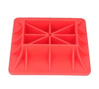 Dioche High PlateHeavy Duty Lift Jack Base Red Nylon Anti-Fracture Support Board - Ideal Solution for Off-Road, Sand, Mud, and Grass Applications