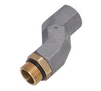 Dioche Hose Swivel Connector, Fuel Hose Swivel Connector 360° Rotating Metal Multifunctional Nozzle for 3/4 Inch Fuel Transfer (3/4 inch)