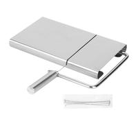 Dioche Household Stainless Steel Cheese Cutter with Cutting Lines, an Essential Kitchen Tool Suitable for Processing Various Ingredients, Easy Cutting, Practical and Durable.