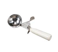 Dioche Ice Cream Scoop Stainless Steel Ice Cream Scoop with Plastic Handle, 6.5cm Multi-Functional Kitchen Tool, Suitable for, Fruit, Cookies, Dough, Home and Commercial use. (6.8CM)