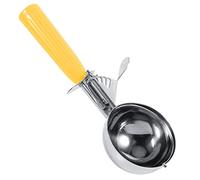 Dioche Ice Cream Scoop Stainless Steel Ice Cream Scoop with Plastic Handle, 6.5cm Multi-Functional Kitchen Tool, Suitable for, Fruit, Cookies, Dough, Home and Commercial use. (5.5CM)
