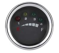 Dioche Indicator ATV Electric Precise LED Battery Meter Indicator Display for Electric Solar, Boat, Golfcart, ATV, Forklift - 12V, 24V, 36V, 48V Options Available (12v)