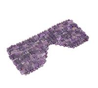Dioche Jade Eye Cold Eye Treatment Cooling Sleeping for Puffy Eyes Relief Relaxation & Stress Relief with Jade Stones for Fatigue & Sleep Improvemen (Violet)