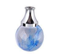 Dioche JDM Gear Knob with 3 Adapters for Manual & Automatic Transmission Vehicles - Round Shape Shifter Head (Blue)