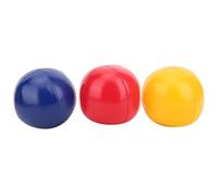 Dioche Juggling Balls PU Leather Recreational Flying Ball Set, Indoor Hand-throwing Toy, Suitable for Children's Educational Play, Portable Mesh Bag Packaging, Suitable for