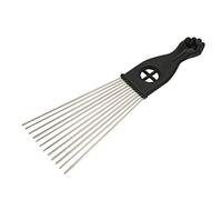 Dioche K Styling Tool K1 Professional Hair Combing Tool - Fork Comb with Steel Needle Teeth for Hair Dying, Straightening & Curling (M1707-1 steel pin comb K1)