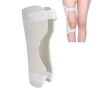 Dioche Knee Immobilizer Breathable Knee Brace for Men and Women Lightweight Foam Straight Leg Support Knee Splint for Knee Joint Pain Relief(Right leg)