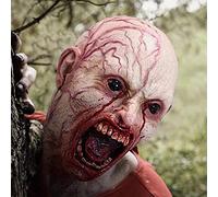 Dioche Latex Bald Wig Cap, Stretchy Tear Bald Head Hat for Costume Cosplay, with Smooth for Halloween Party Joker Zombie Skeleton Role Play