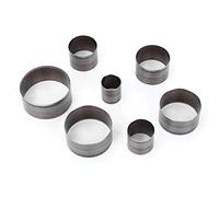 Dioche Leather Die Puncher Set, 7pcs Round Shape Leather Cutting Dies, 20mm-50mm, Metal, Manual Operation